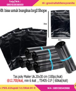 Tas Poly Mailer uk 20X30cm 100 pc/ikat