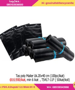 Tas Poly Mailer uk 20x40 100 pc/ikat