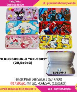 Tempat Pensil Besi Susun 3 QZ-9001