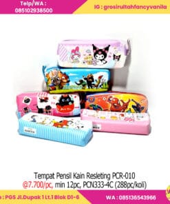 Tempat Pensil Kain Resleting