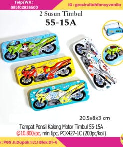 Tempat Pensil Kaleng Motor Timbul 55-15A