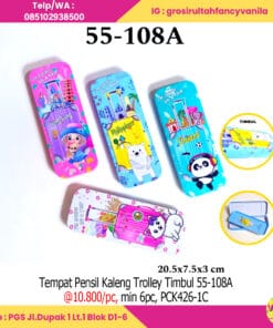 Tempat Pensil Kaleng Trolley Timbul 55-108A