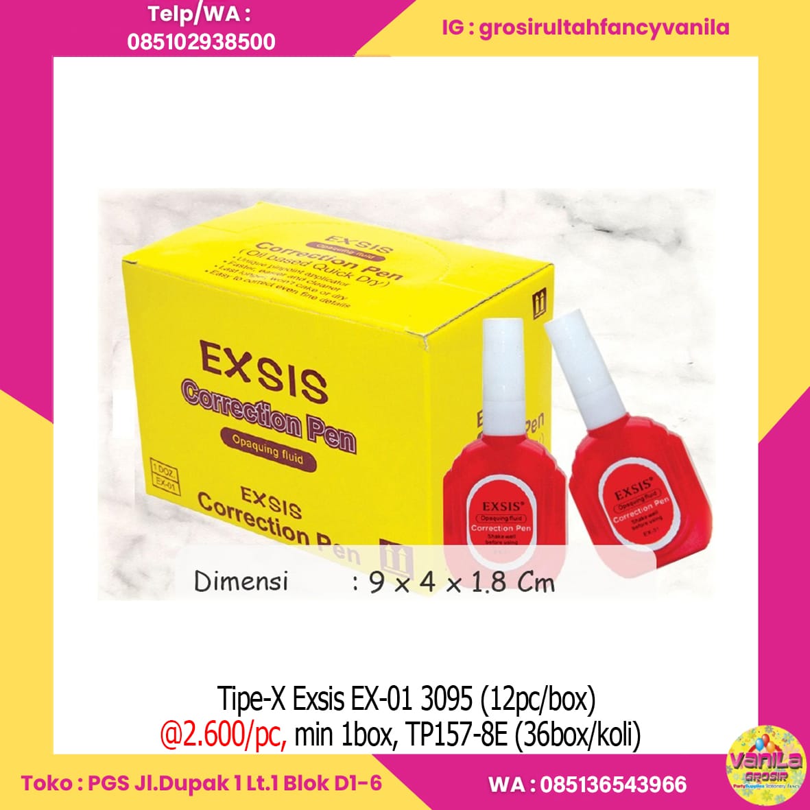 Tipe-X Exsis EX-01 3095