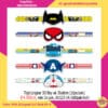 Topi Lingkar 3D Boy uk 56x8cm (10pc pak)