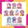 Undangan SL01 GIRL + FREE PLASTIK, undangan ulang tahun, undangan karakter, undangan hbd