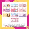 Undangan Ultah Lipat Besar Girl uk 19x9,5cm