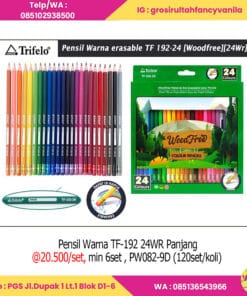 Pensil 24 Warna Panjang