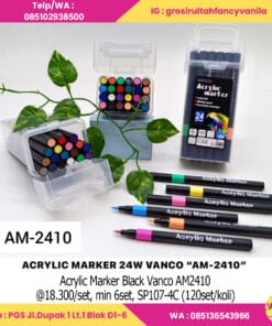 Acrylic Marker Black Vanco AM2410