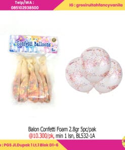 Balon Confetti Foam
