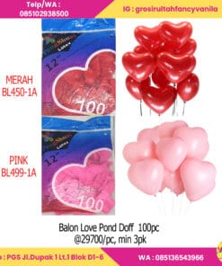 Balon Love Pond Doff