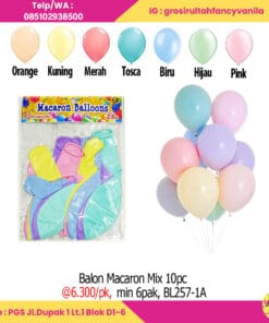 Balon Macaron Mix 10pc