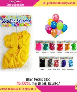 Balon Metalik 10pc