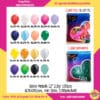 Balon Metalik 12” 2,8gr 100pcs