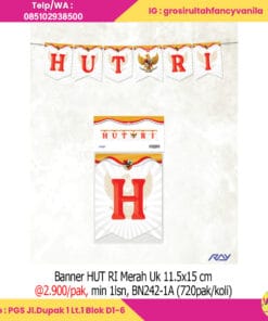 Banner HUT RI Merah
