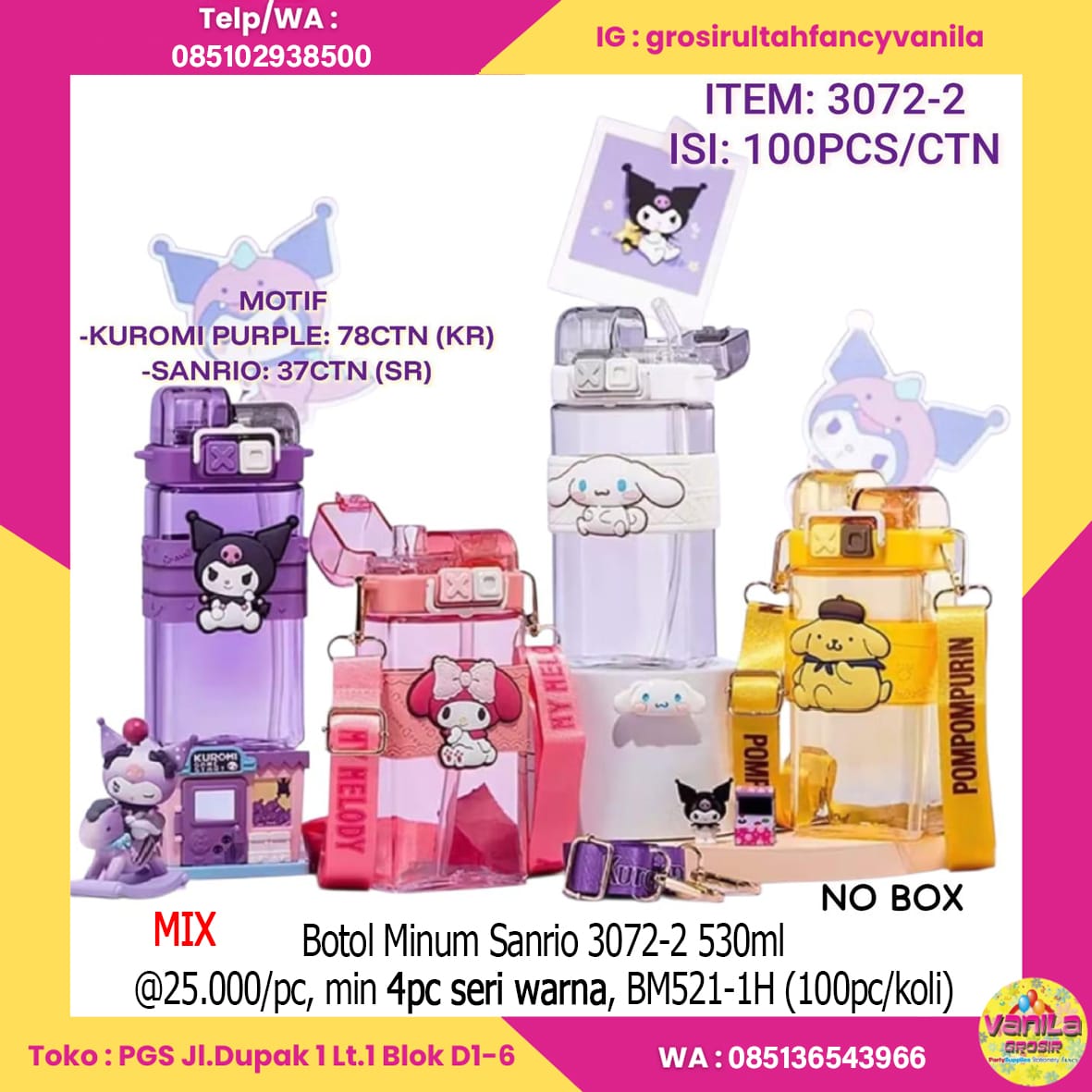 Botol Minum Sanrio 3072-2 530ml