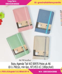 Buku Agenda Tali WZ 00970 Polos uk A6