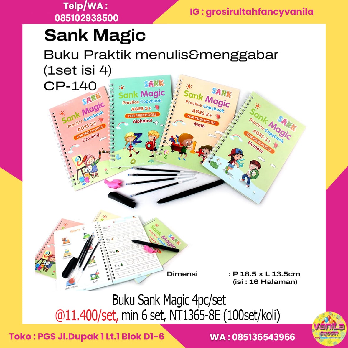 Buku Sank Magic 4pc