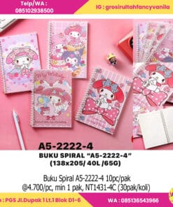 Buku Spiral A5-2222-4