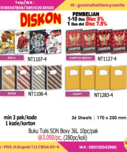 Buku Tulis SON Boxy 36L