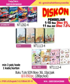 Buku Tulis SON Boxy 36L