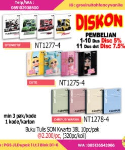 Buku Tulis SON Kwarto 38L