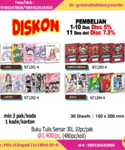 Buku Tulis Semar 30L
