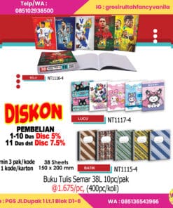 Buku Tulis Semar 38L