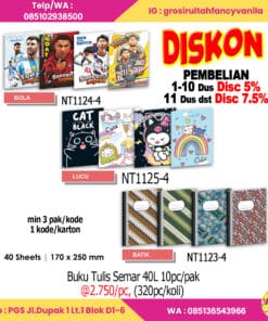 Buku Tulis Semar 40L