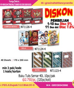 Buku Tulis Semar 40L