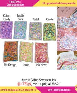 Butiran Gabus Styrofoam Mix