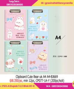 Clipboard Cute Bear uk A4 A4-BJ669