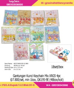 Gantungan Kunci Keychain Mix XRG5 4pc