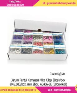 Jarum Pentul Kemasan Mika Kilap 20pak