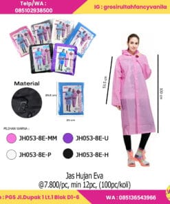 Jas Hujan Eva Pink