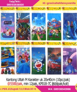 Kantong Ultah M Karakter Uk 20x40 cm