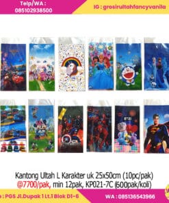 Kantong Ultah L Karakter Uk 25x50 cm