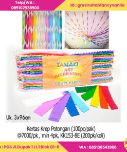 Kertas Krep Potongan (100pc pak)