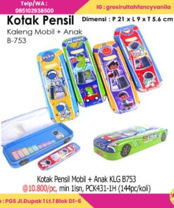 Kotak Pensil Mobil + Anak KLG B753