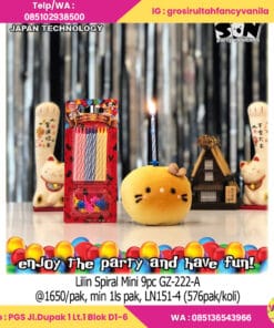 Lilin Spiral Mini 9pc GZ-222-A 1650