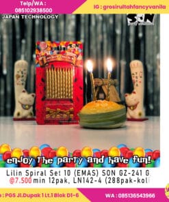 Lilin Spiral Set 10 (EMAS) SON GZ-241 G