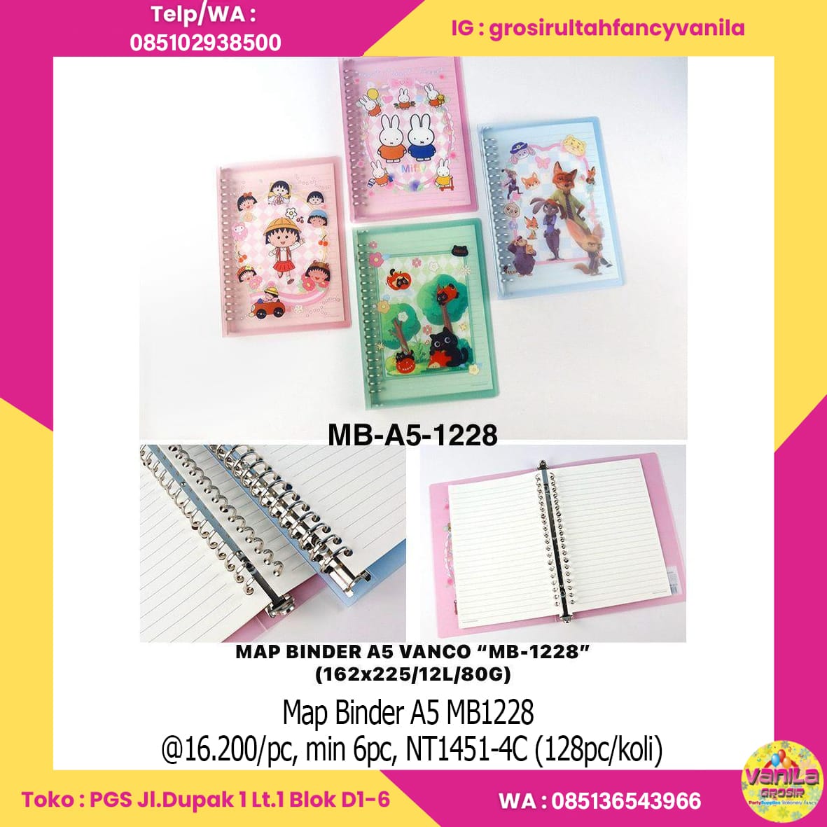 Map Binder A5 MB1228