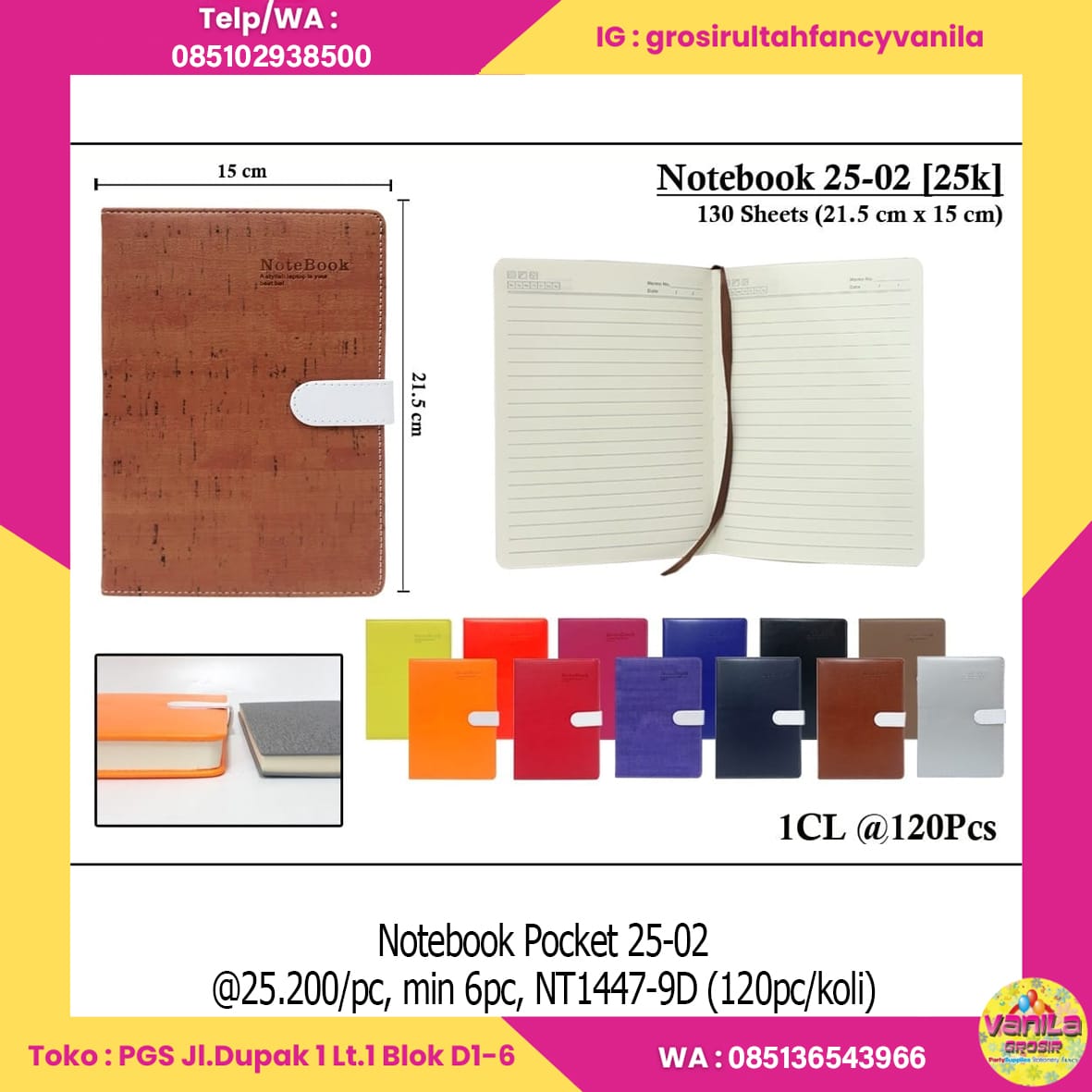 Notebook Pocket 25-02