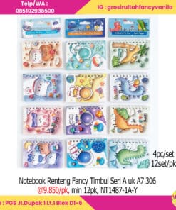 Notebook Renteng Fancy Timbul Seri A uk A7