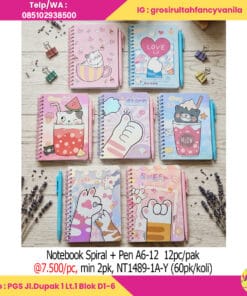Notebook Spiral + Pen A6