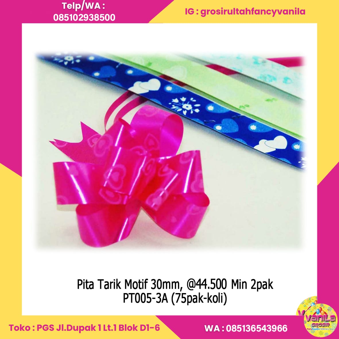 Pita Tarik Motif 30mm