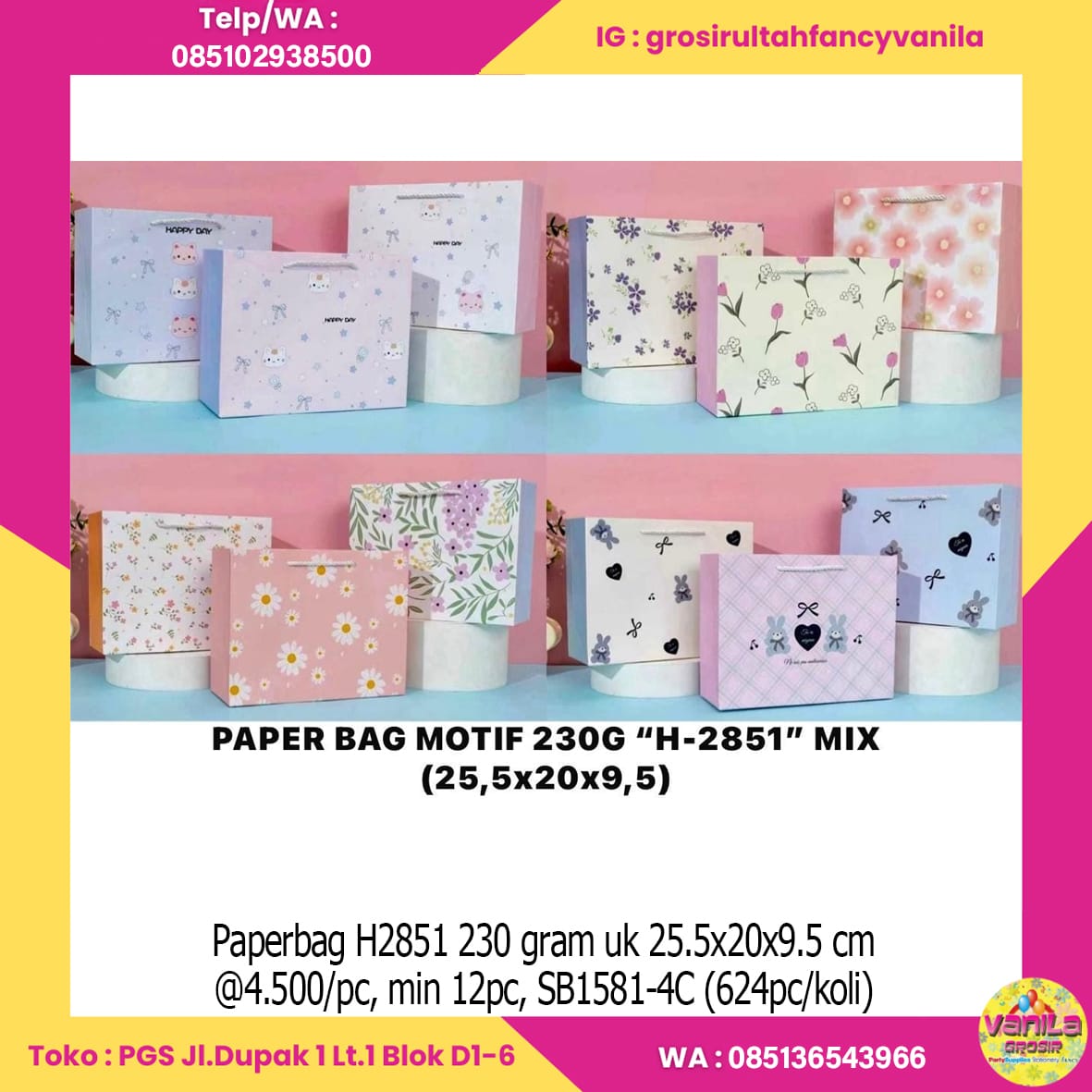 Paperbag Motif H2851 230gr