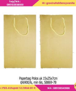 Paperbag Polos Uk 15x25x7cm