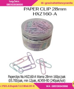 Paperclips No.HXZ160-A Warna 28mm 160pc