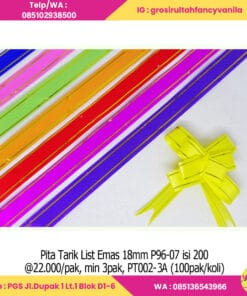 Pita Tarik List Emas 18mm P96-07 isi 200