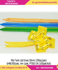 Pita Tarik List Emas 30mm